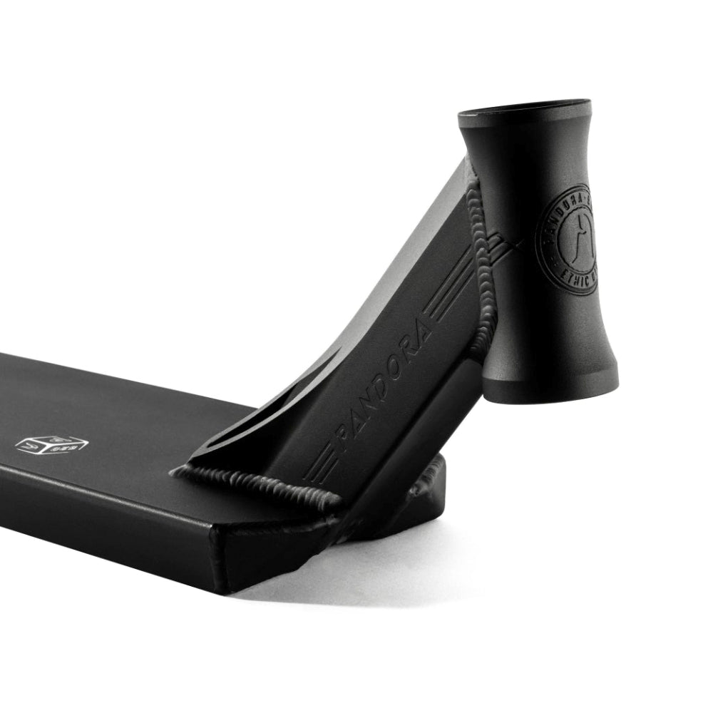 Ethic DTC Pandora Black Freestyle Scooter Deck Boxed Neck Engraved