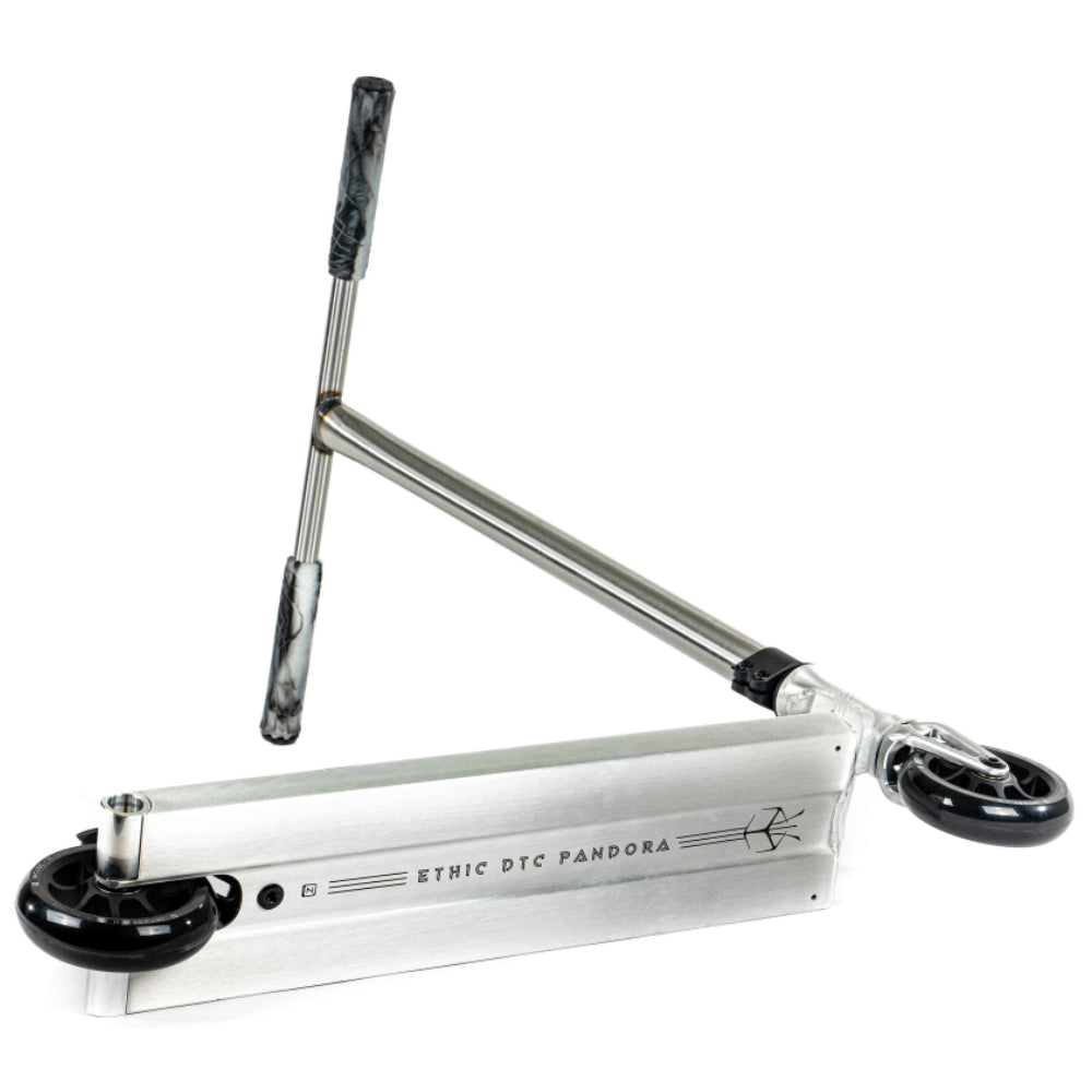 Ethic DTC Pandora Brushed Hybrid Freestyle Complete Scooter Bottom Deck Design