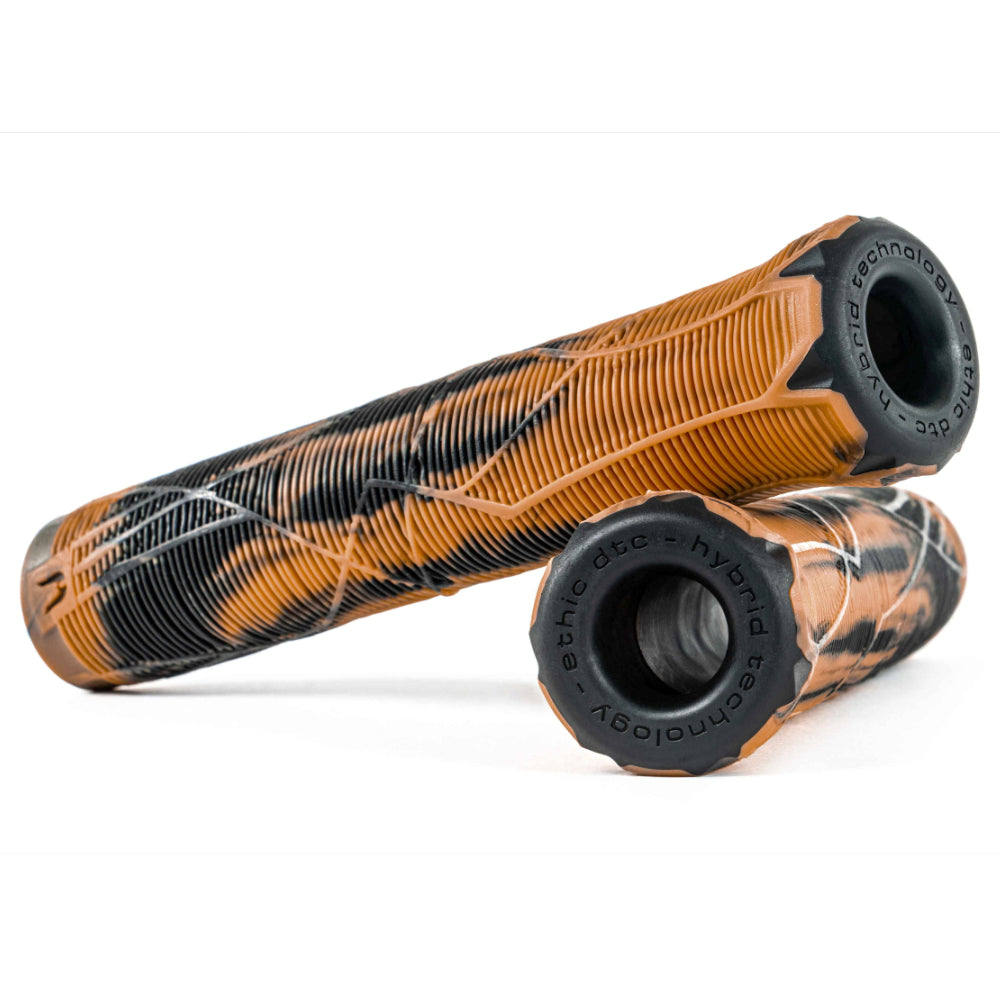 Ethic DTC Slim Rubber Grips With Integrated Bar Ends Gum