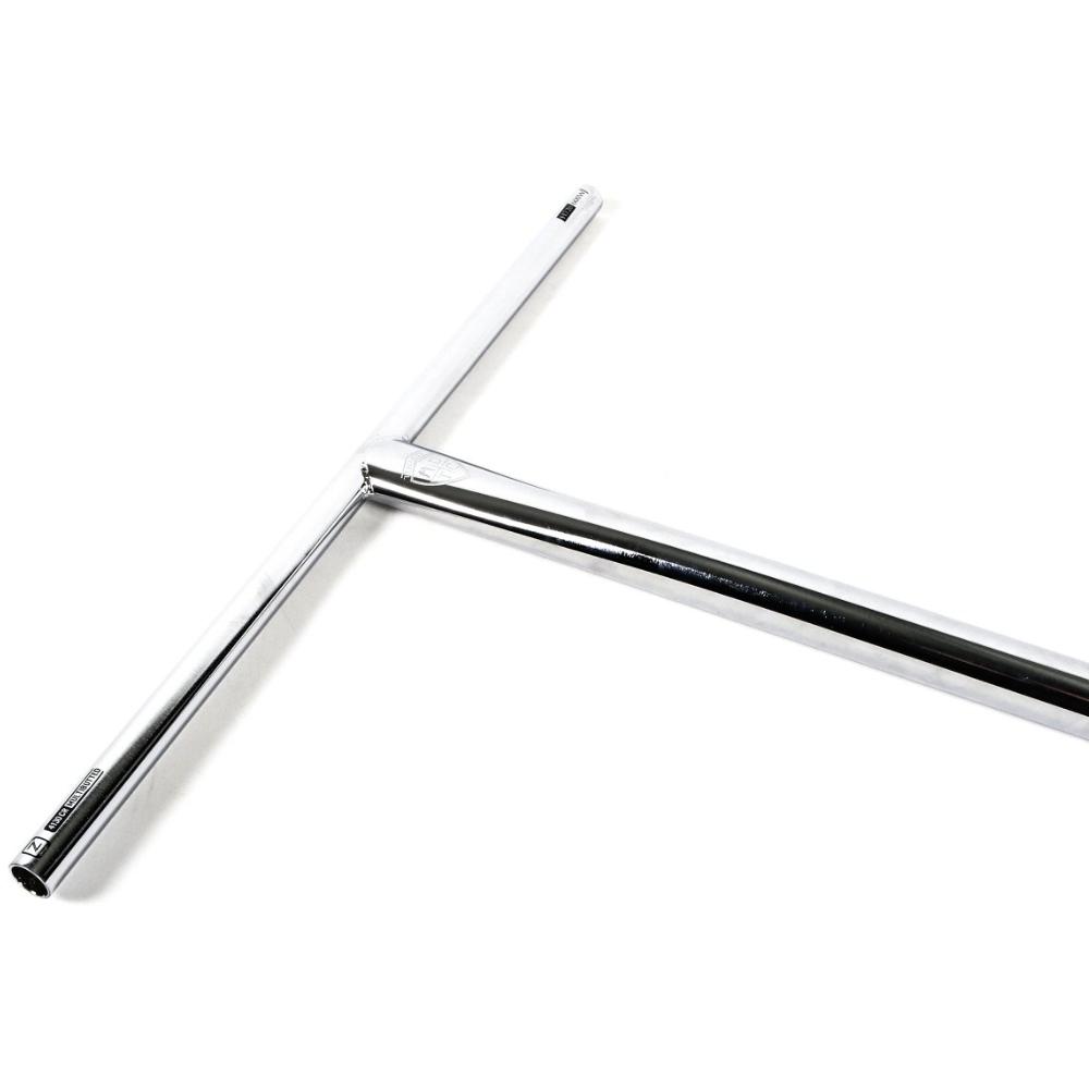 Ethic DTC Tenacity Butted Freestyle Scooter Bars Polished Chrome Light Steel Angle