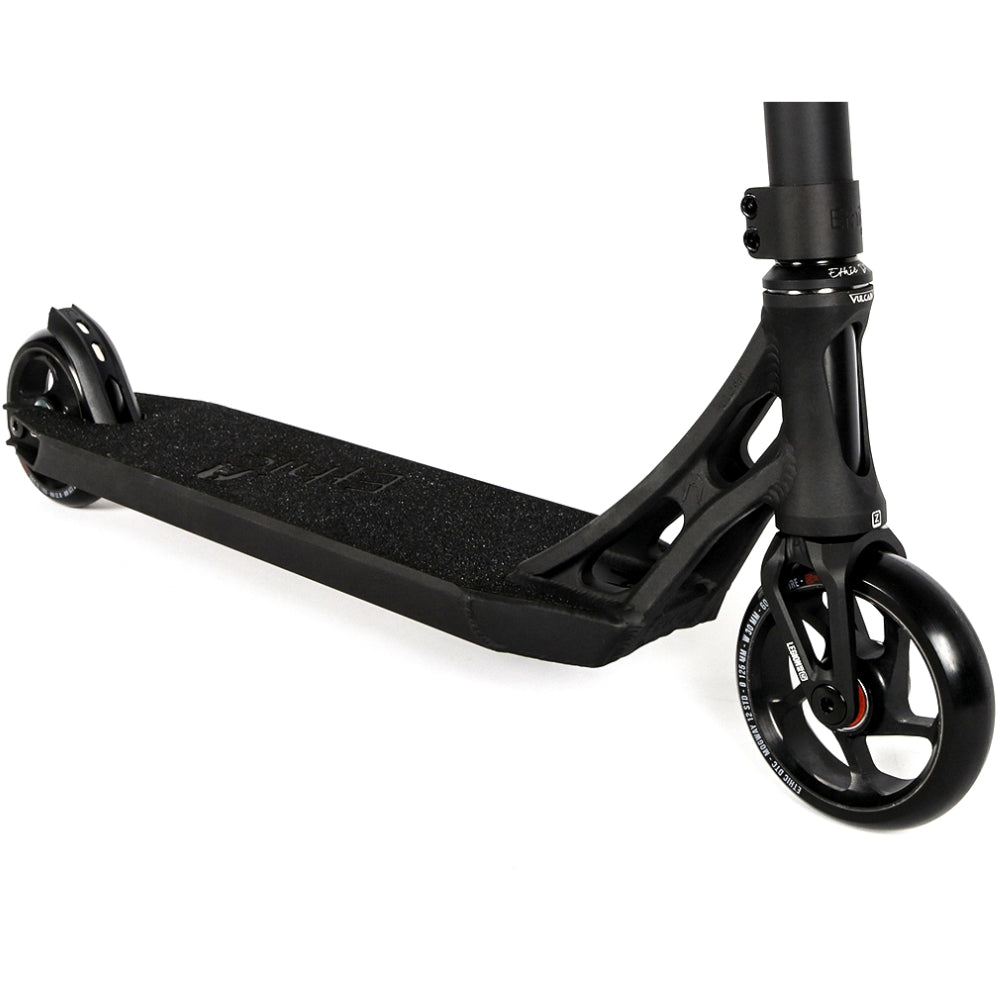 Ethic DTC Vulcain 12STD - Complete Scooter Black Close Up Angle