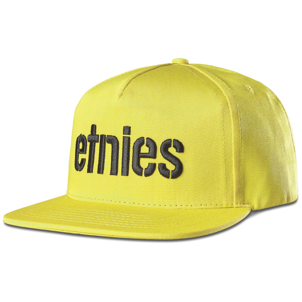 Etnies Corp Yellow Snapback