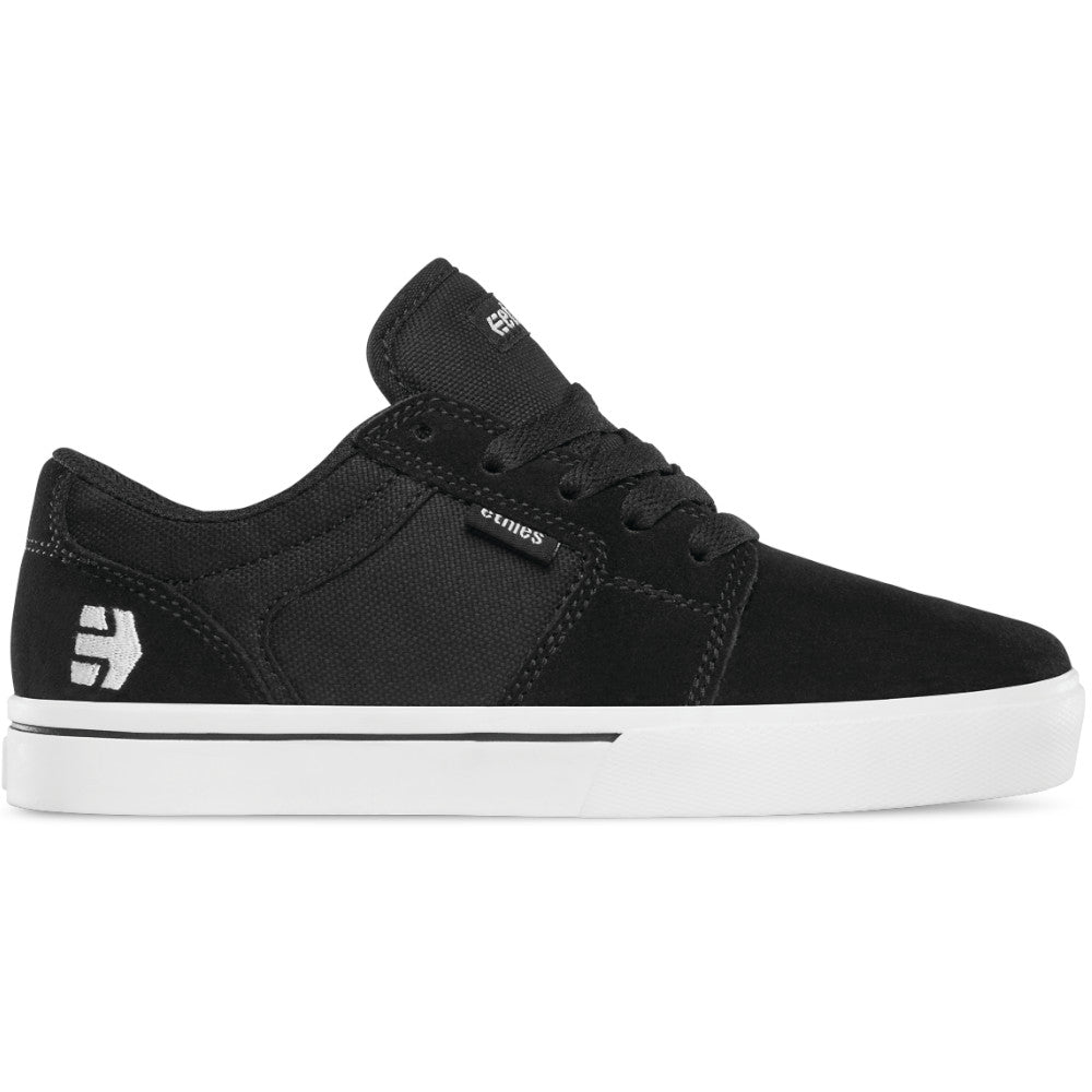 Etnies Kids Barge LS Black/White - Shoes Right Side