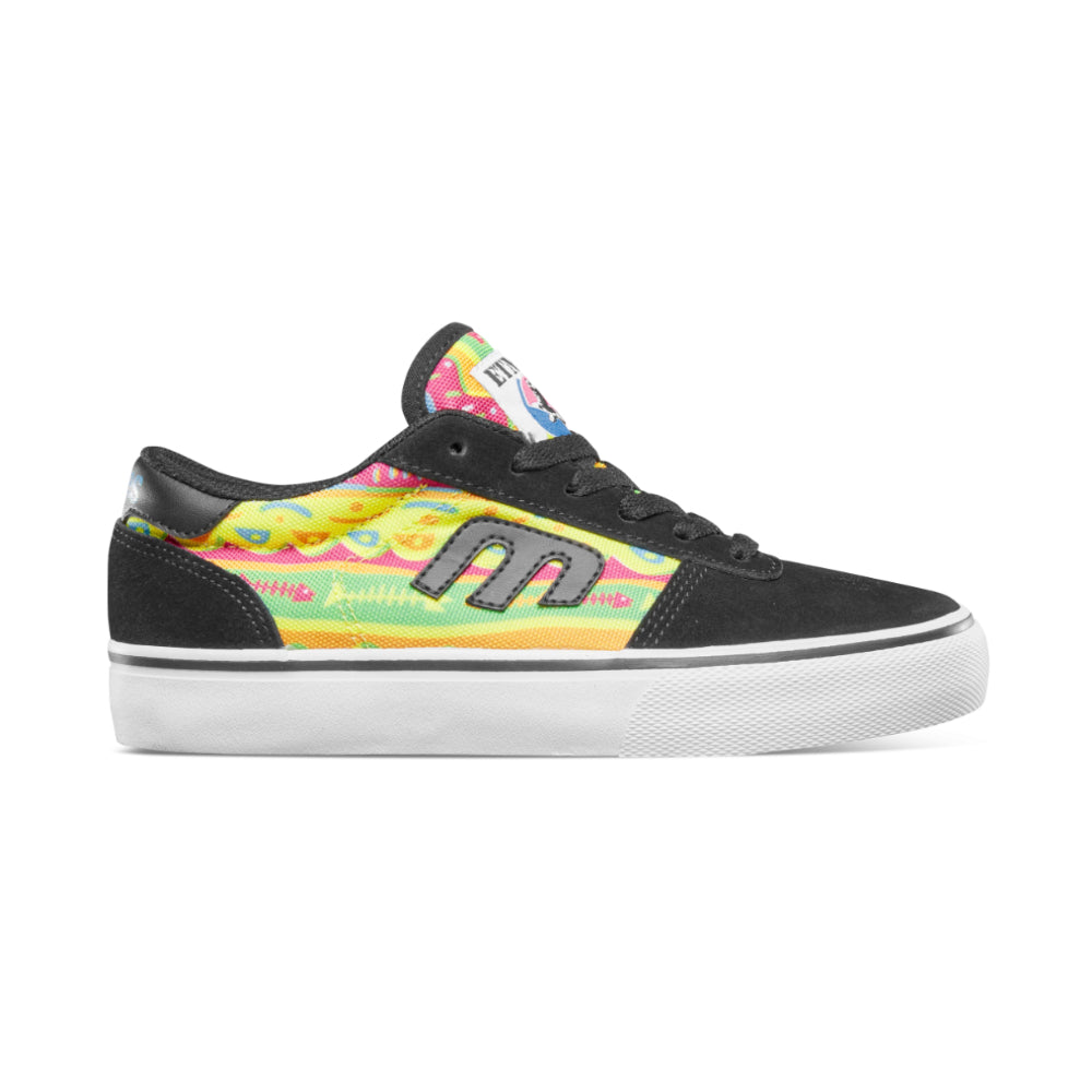 Etnies Kids Calli Vulc Black Print - Shoes Side
