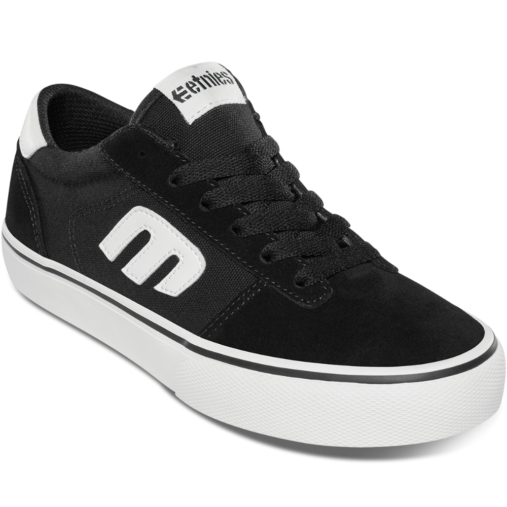 Etnies Kids Calli Vulc Black White - Shoes Angle