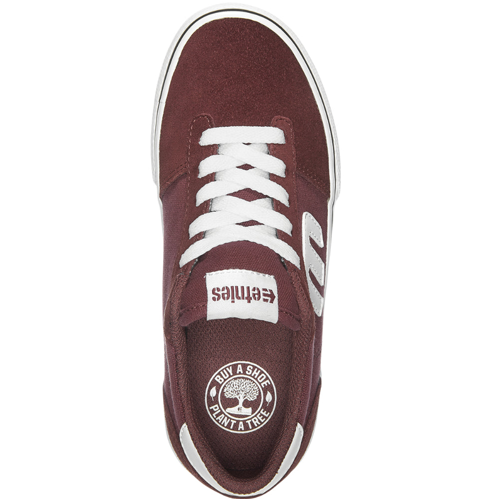 Etnies Kids Calli Vulc Burgundy - Shoes Top View