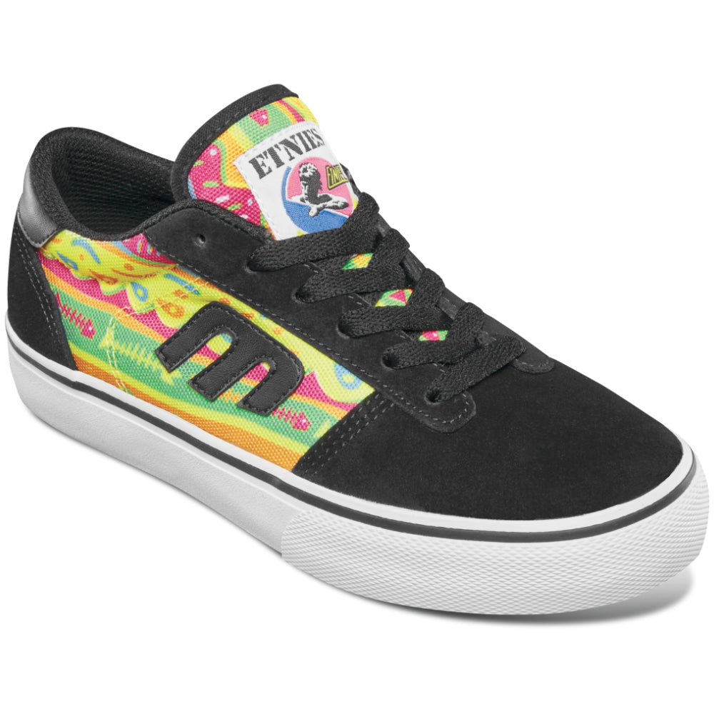 Etnies Kids Calli Vulc Black Print - Shoes Angle