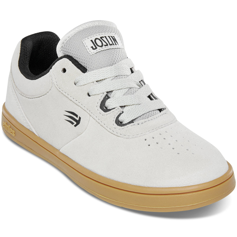 Etnies Kids Joslin White / Gum - Shoes Angle