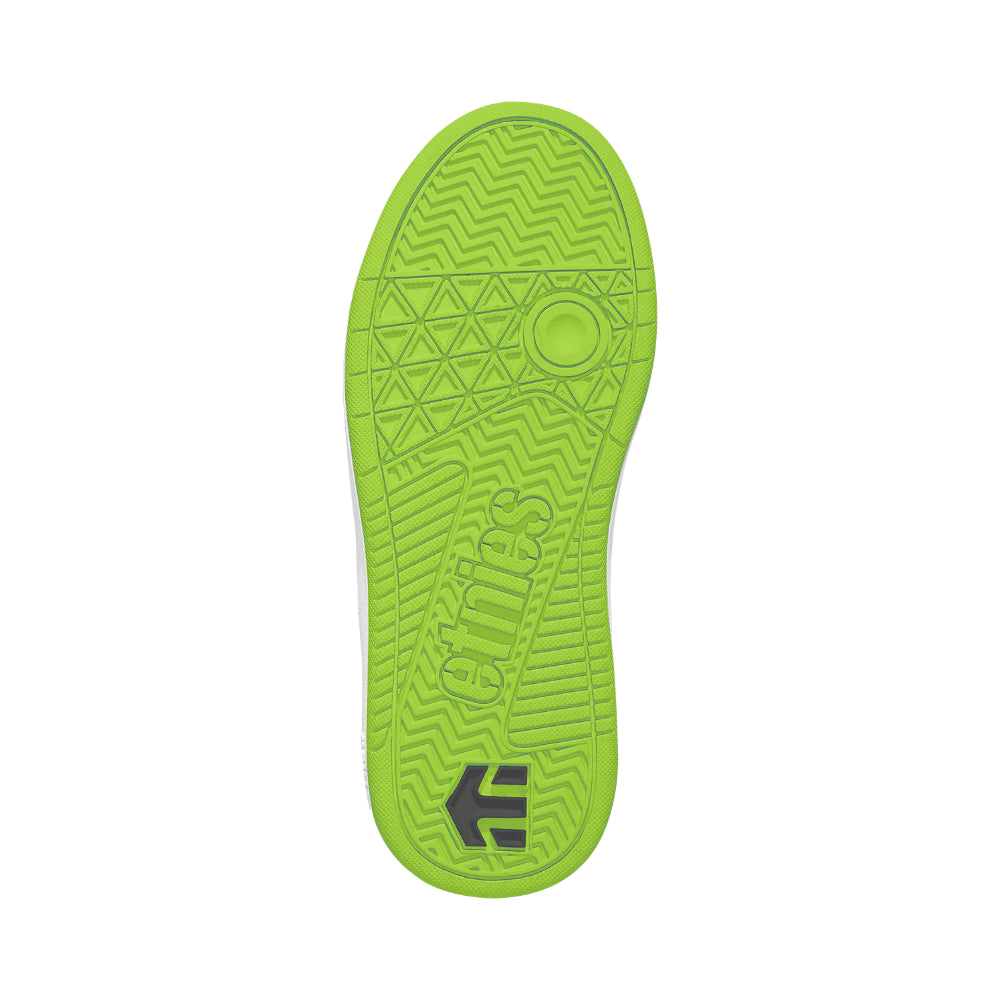 Etnies Kids Marana Grey Lime White - Shoes Cupsole Outsole