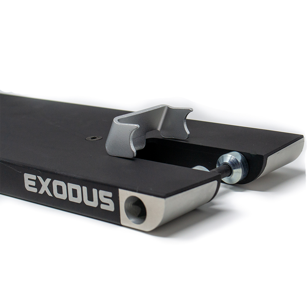 Trynyty Exodus Black Street Freestyle Scooter Deck Back 7075 Deck Ends