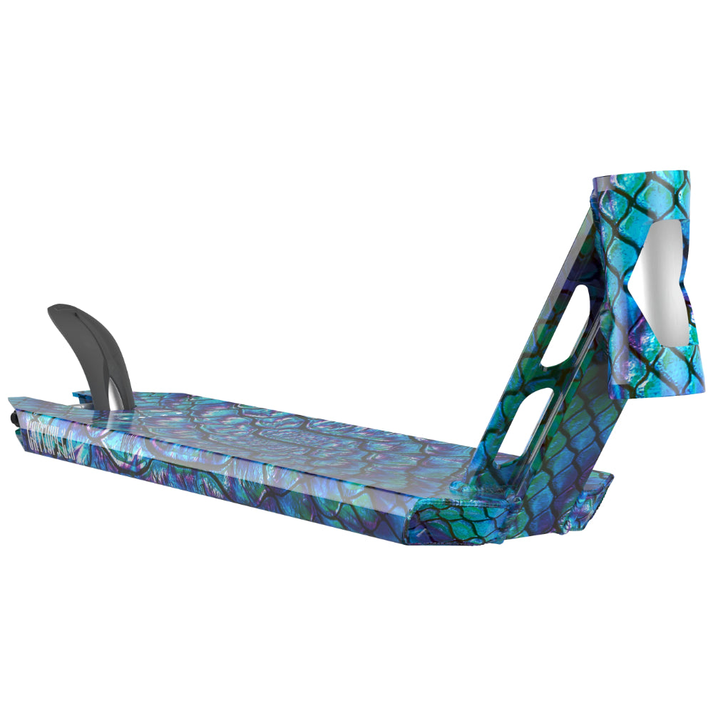 Fuzion Entropy 2.0 Dragon Scale Park Freestyle Scooter Deck Design