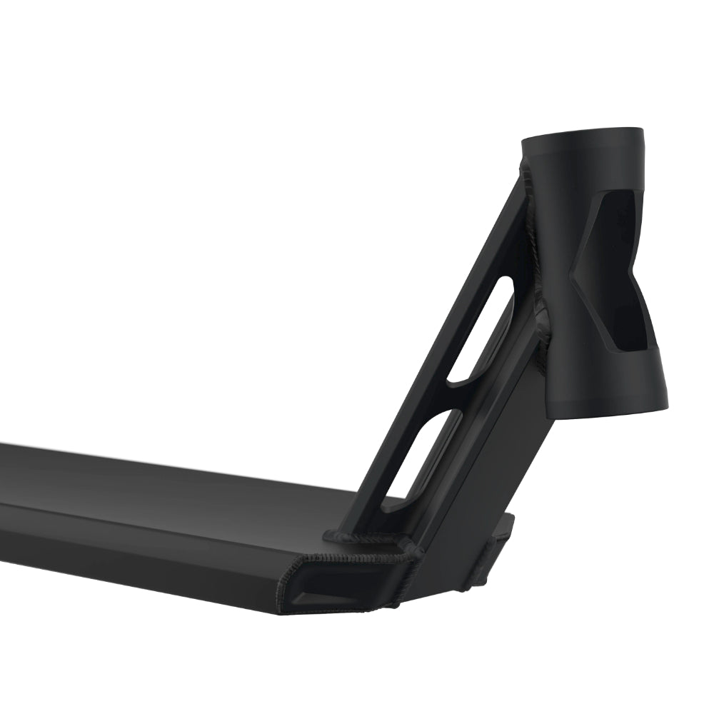 Fuzion Entropy 2.0 Matte Black Park Freestyle Scooter Deck Forged Neck