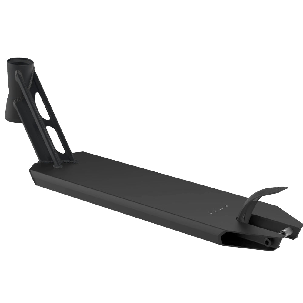 Fuzion Entropy 2.0 Matte Black Park Freestyle Scooter Deck Rear Angle