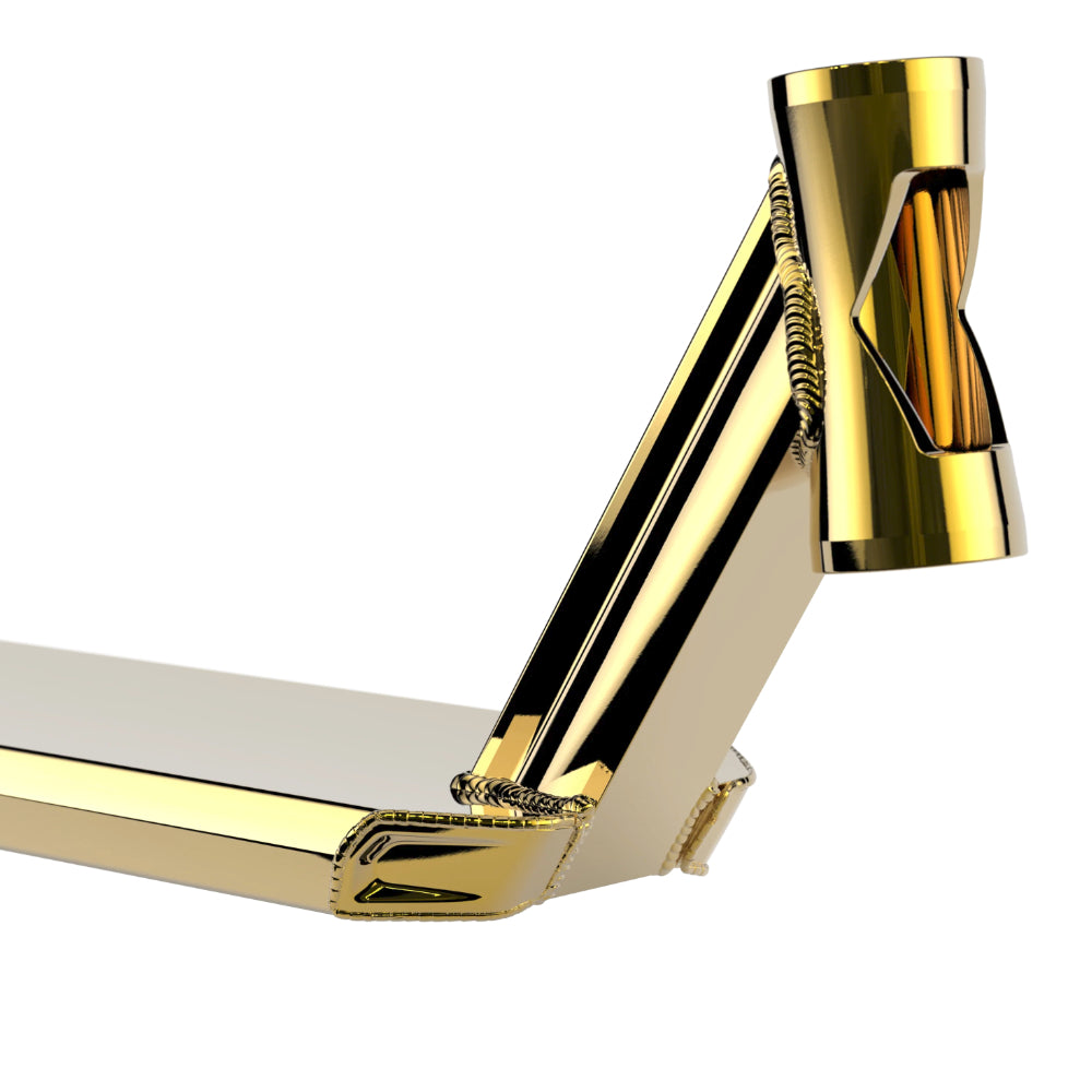 Fuzion Isiah Samms Signature Freestyle Scooter Deck 2018 Neck and Headtube Design