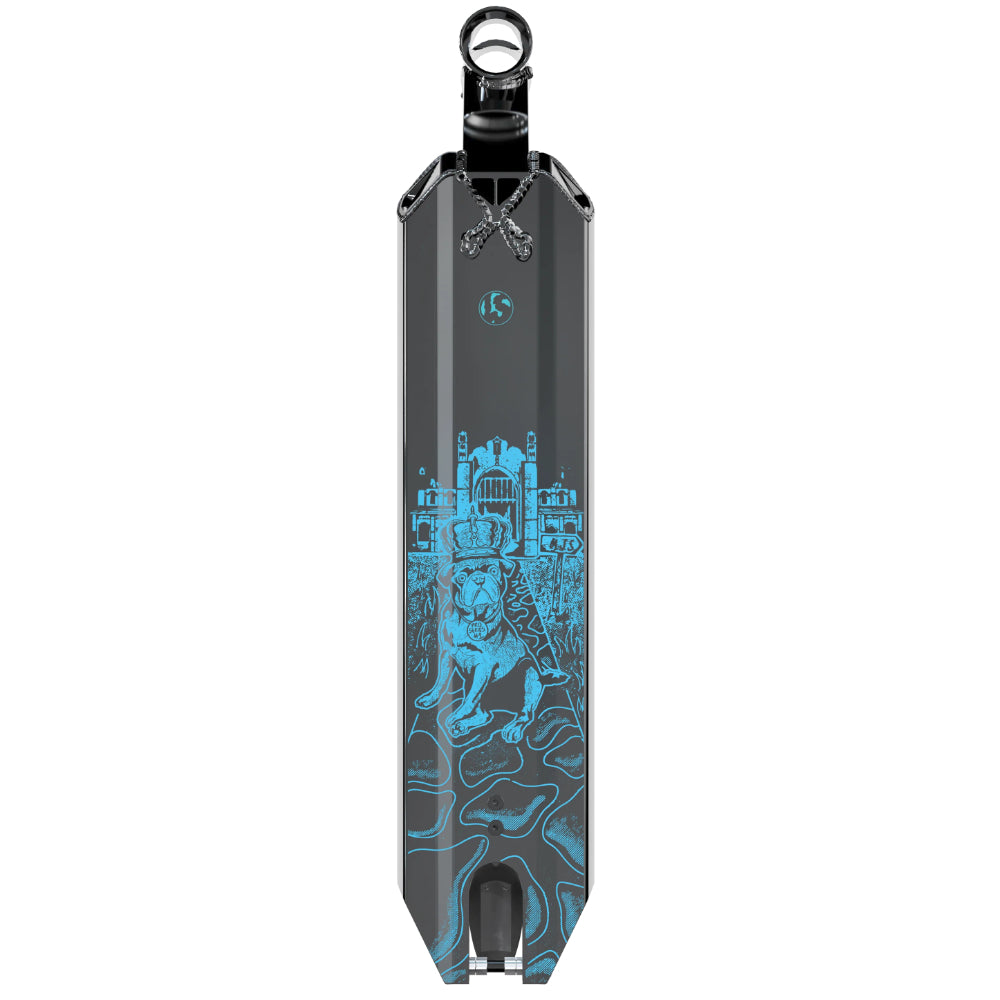 Fuzion Leo Spencer V2 Signature Freestyle Scooter Deck Pug Bottom Design
