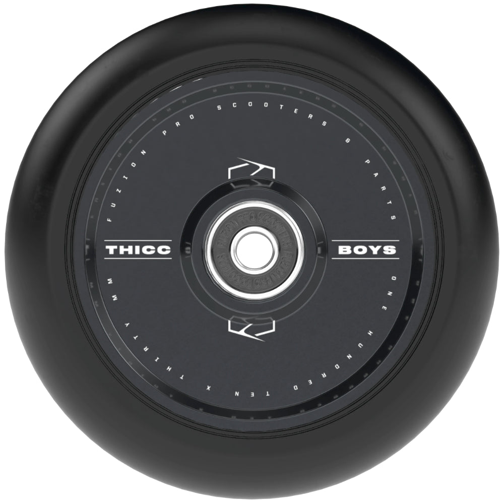 Fuzion Thiccboys Black 110x30mm Scooter Wheels Single