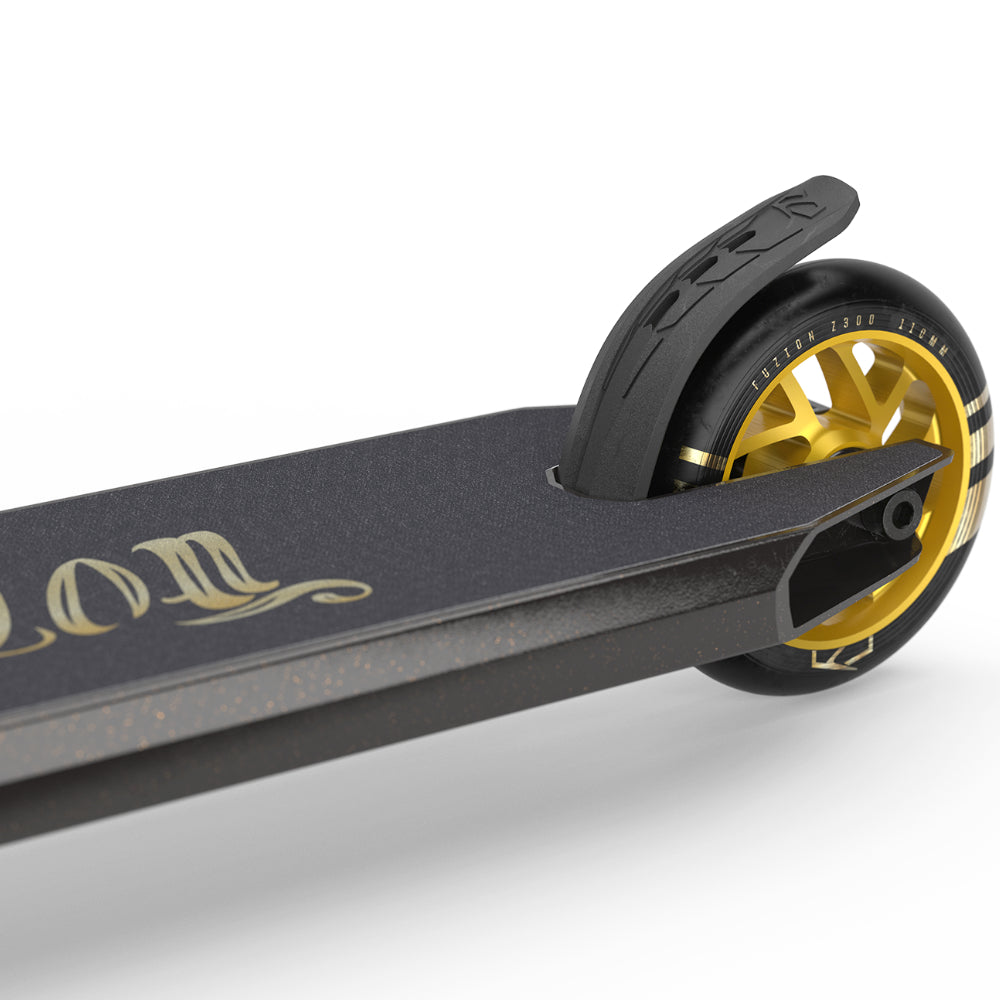 Fuzion Z300 - Scooter Complete Black Gold Brake