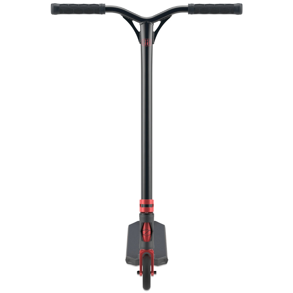Fuzion Z350 Freestyle Scooter Complete Alchemy Red Front Aluminium Bars Hex Grips