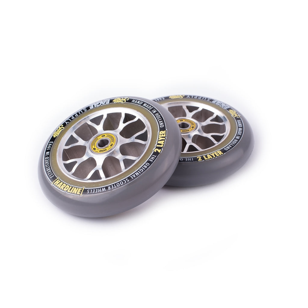 Eagle X6 Silver Core 2 Layers Hardline Sewercaps (SINGLE) - Scooter Wheel