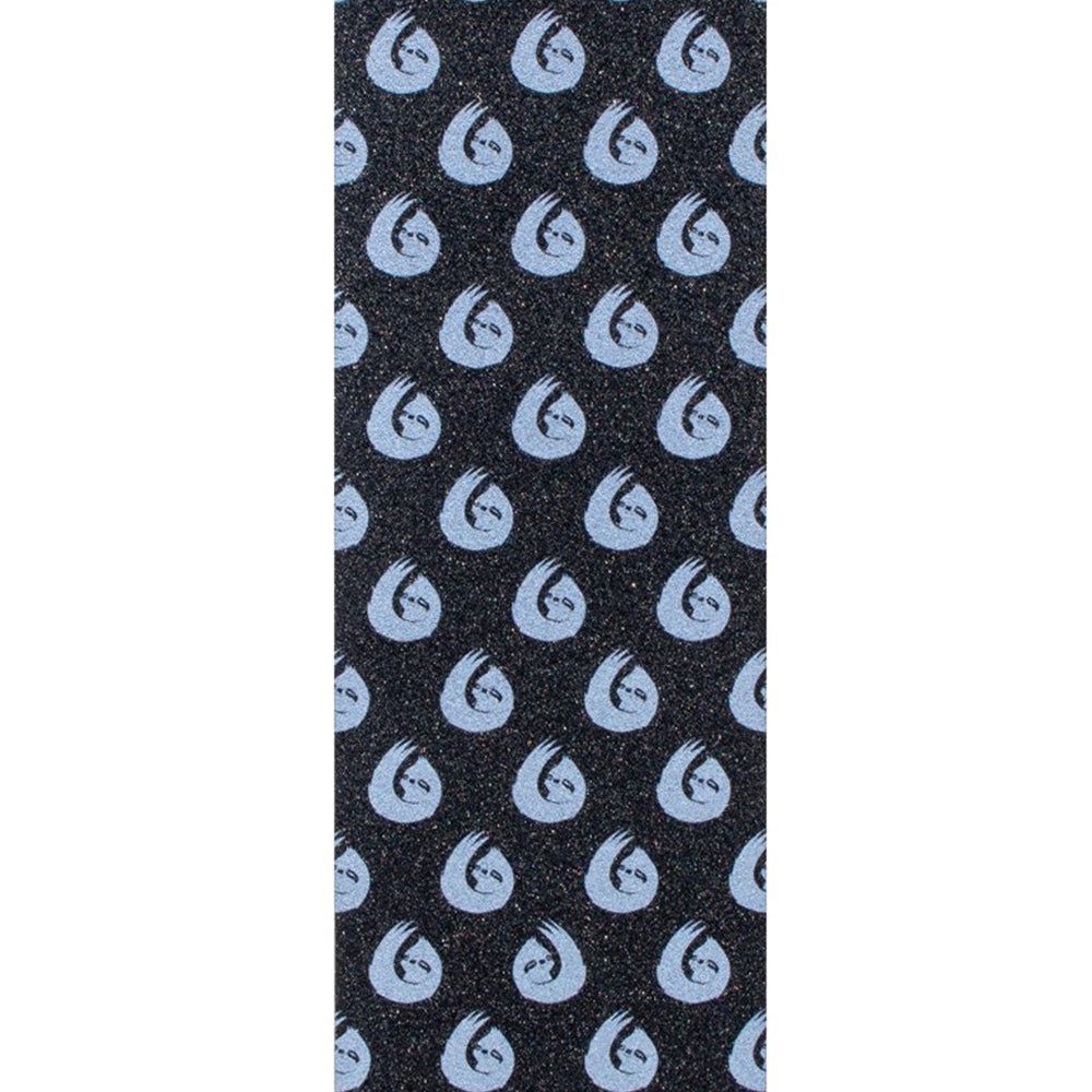 Hella Grip Sloth Dot White On Formula C - Scooter Griptape Close Up