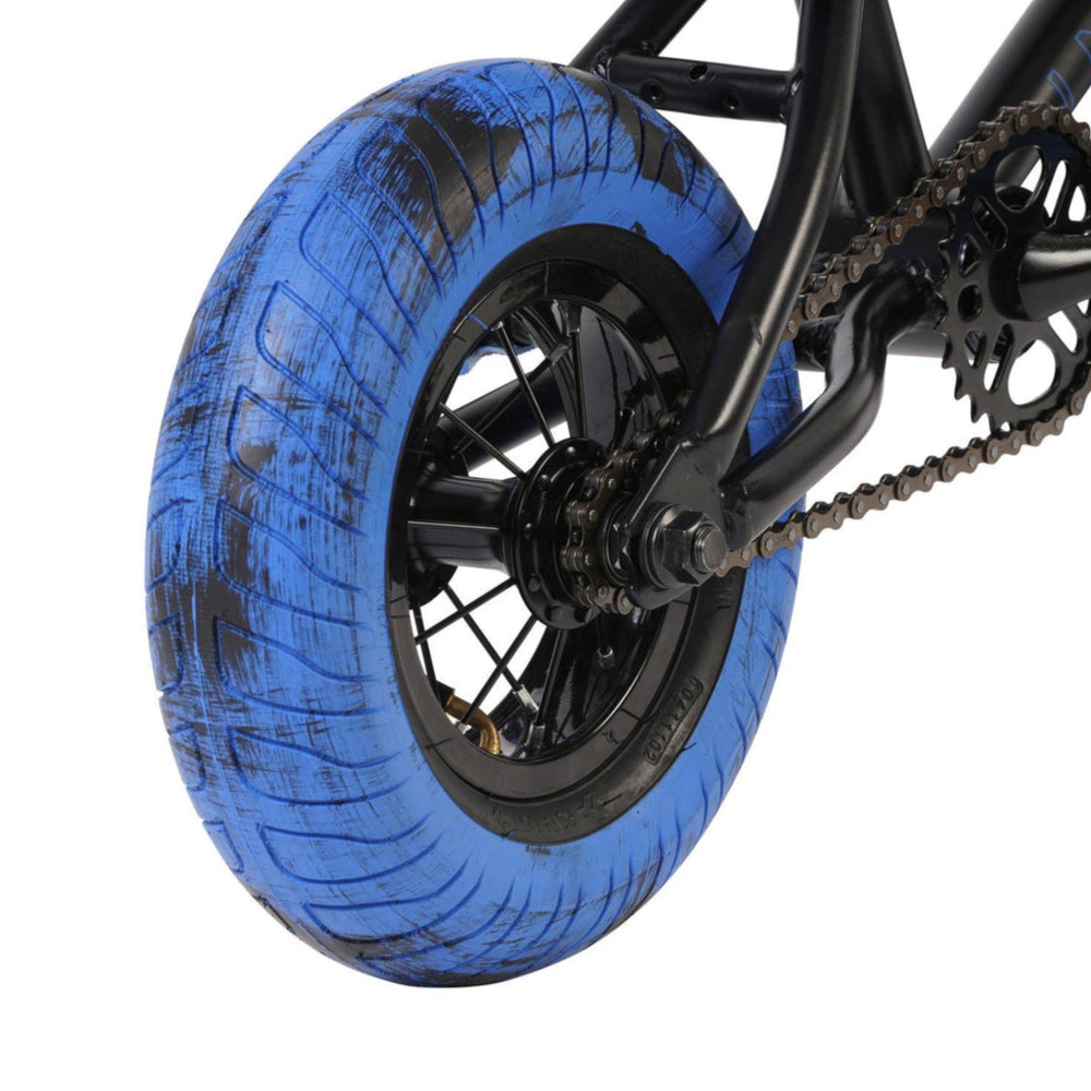 Invert Supreme Mini BMX Freestyle Black Blue Swirl 9T Driver