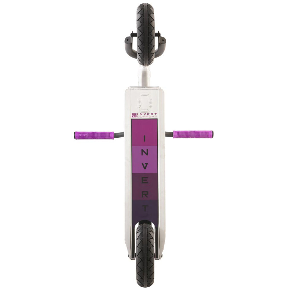 Invert Supreme Taunt Raw / Pink / Purple Dirt Scooter Bottom Deck Design