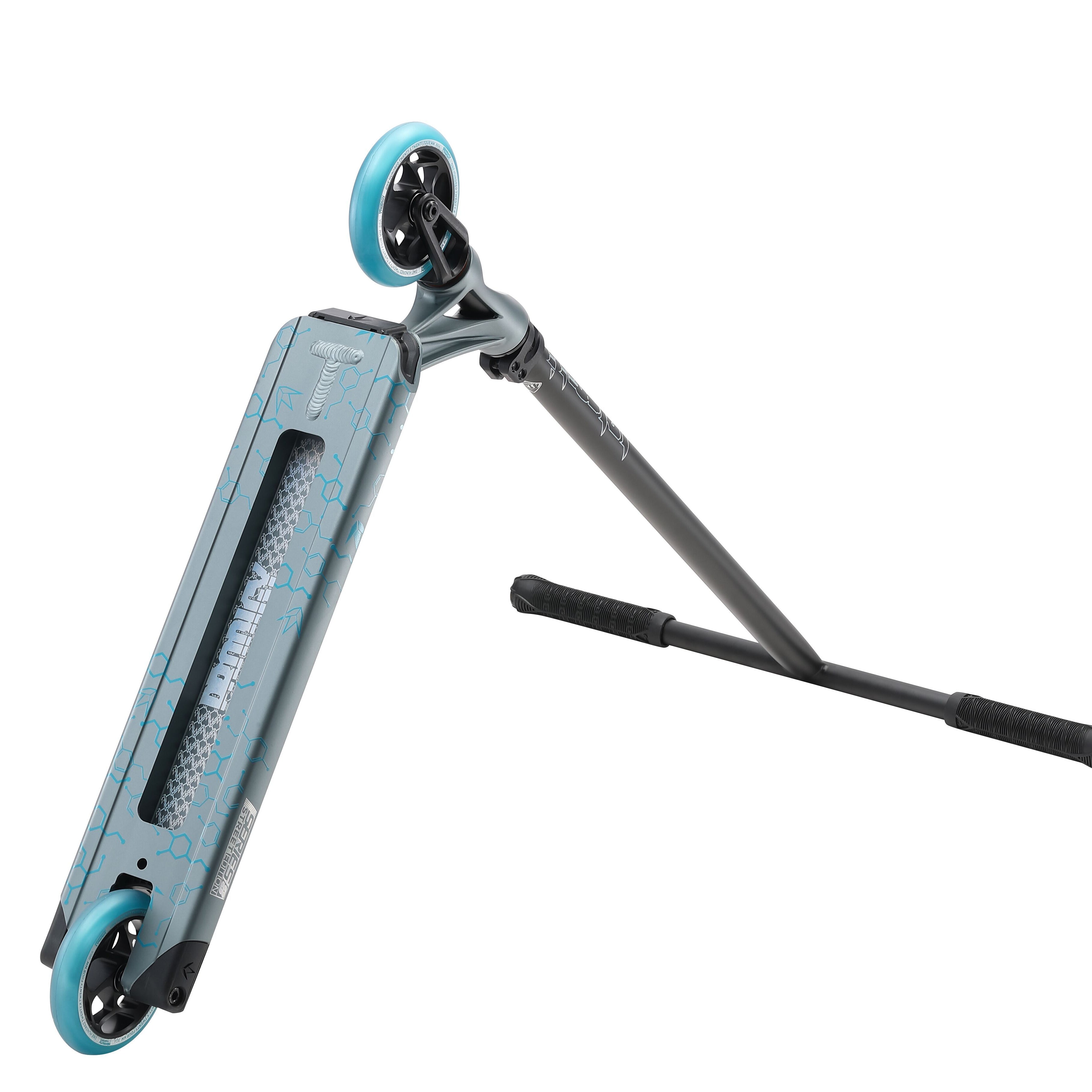Envy Prodigy S8 Street Edition - Scooter Complete Grey Teal Bottom View