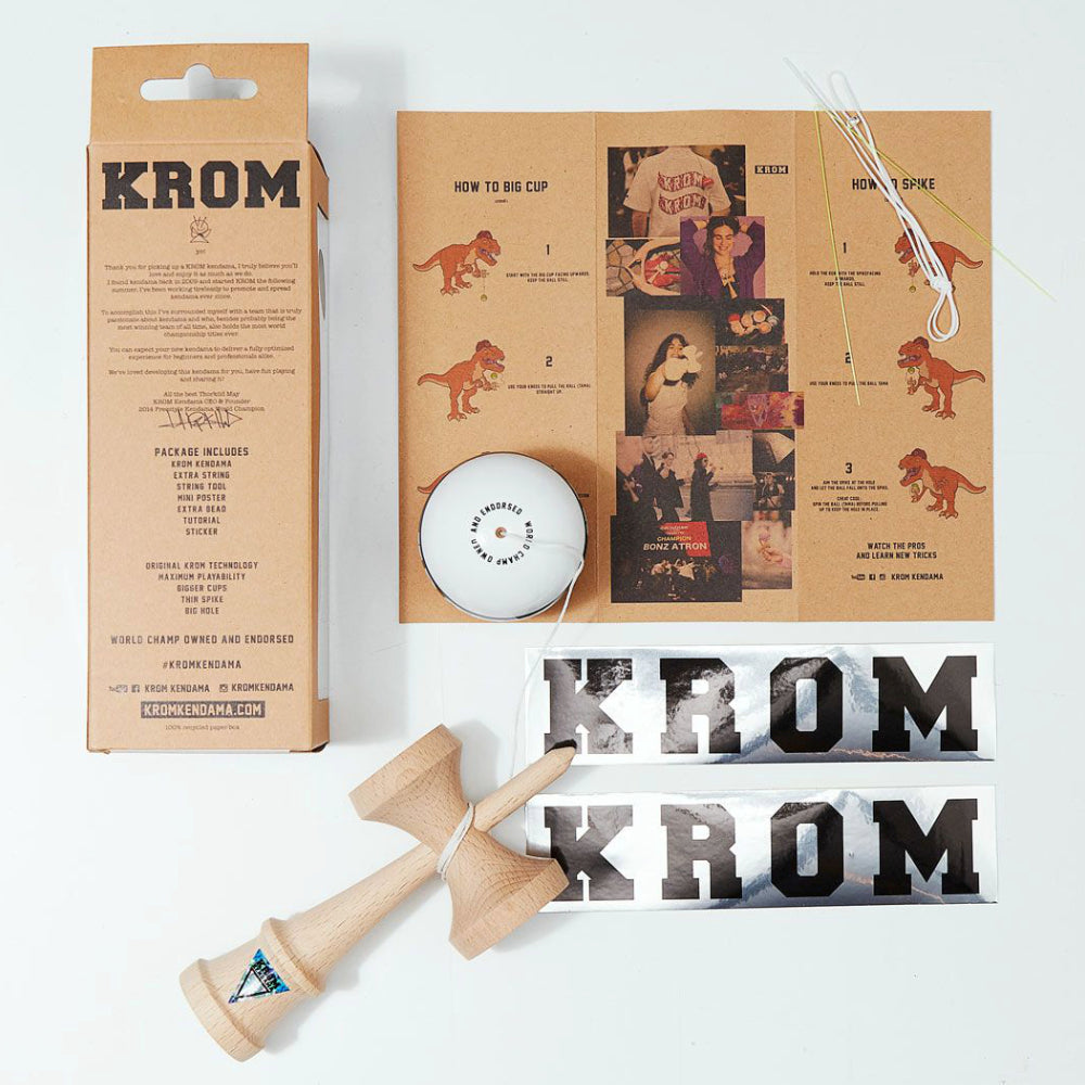 Krom Kendama Strogo White Content