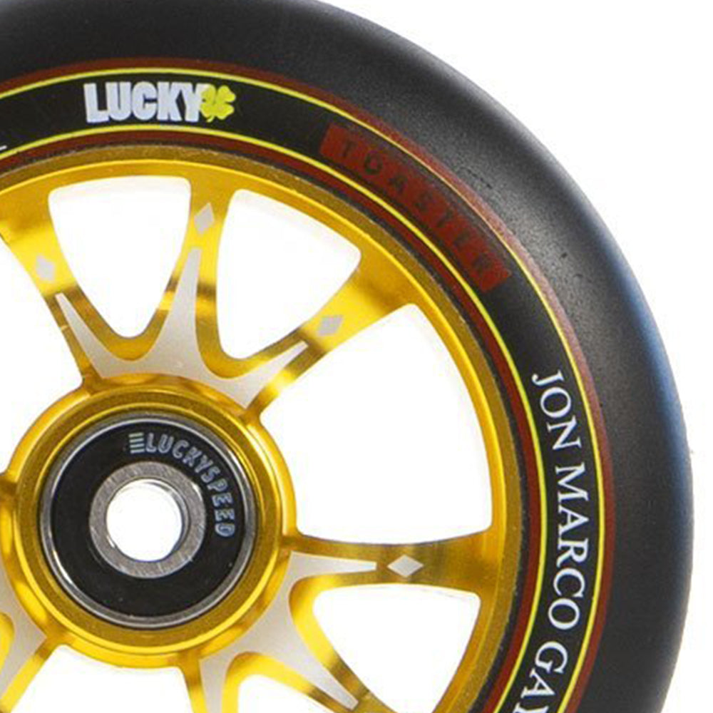 Lucky Toaster JMG V3 Sig. 110mm (PAIR) - Scooter Wheels Close Up