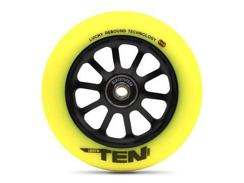 Lucky Ten Black Hi-Liter 120mm (PAIR) - Scooter Wheels