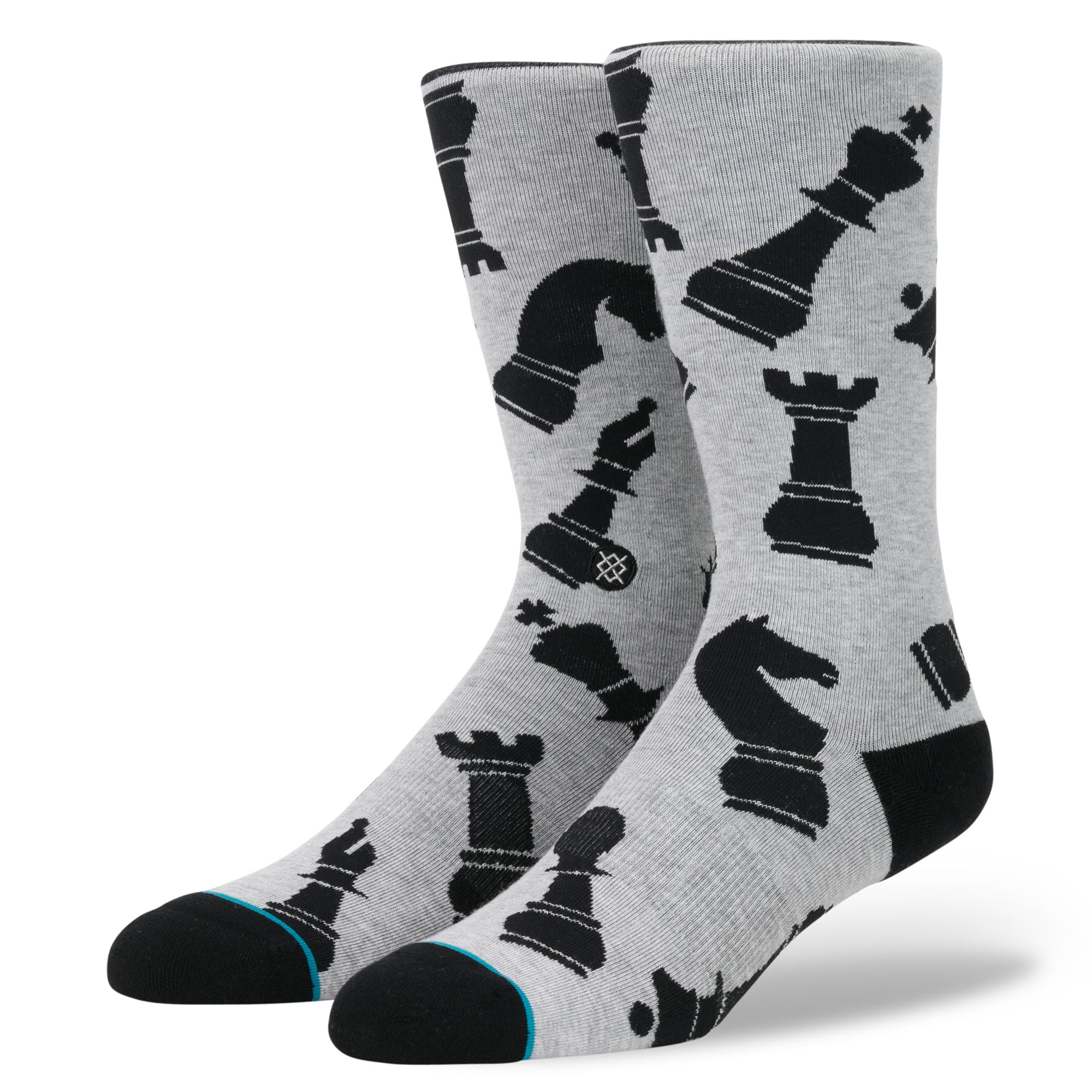 Stance Chess Piece - Socks Heather Grey