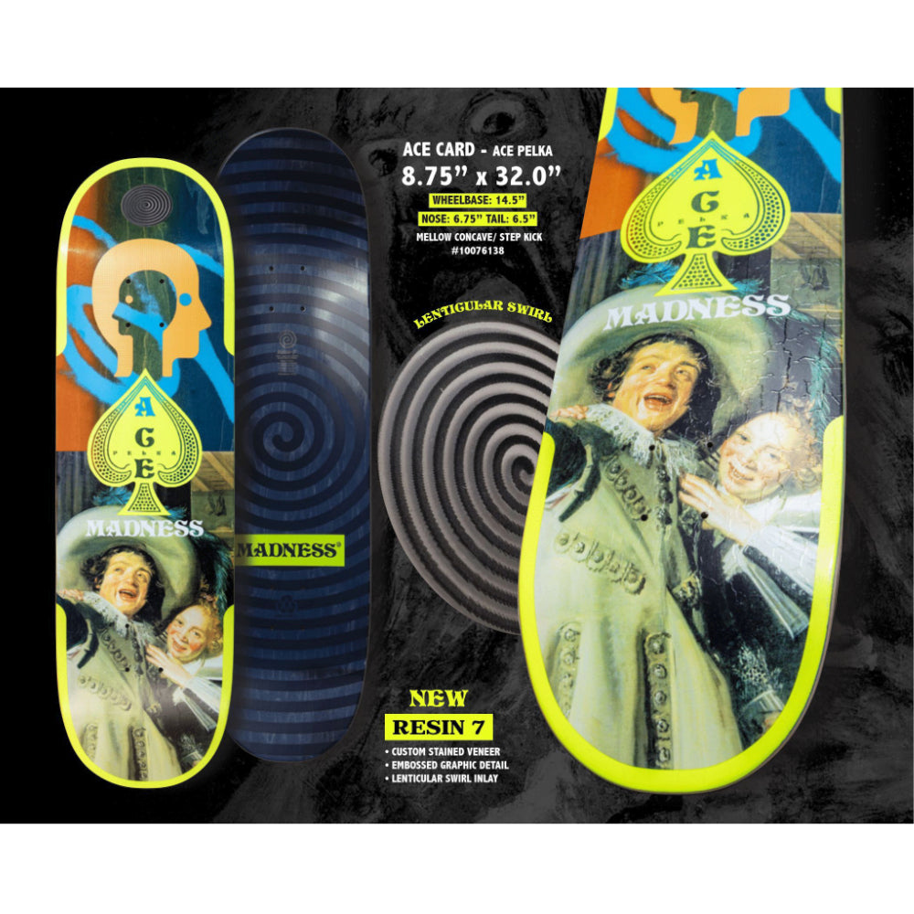 Madness Ace Space R7 8.75 - Skateboard Deck Description