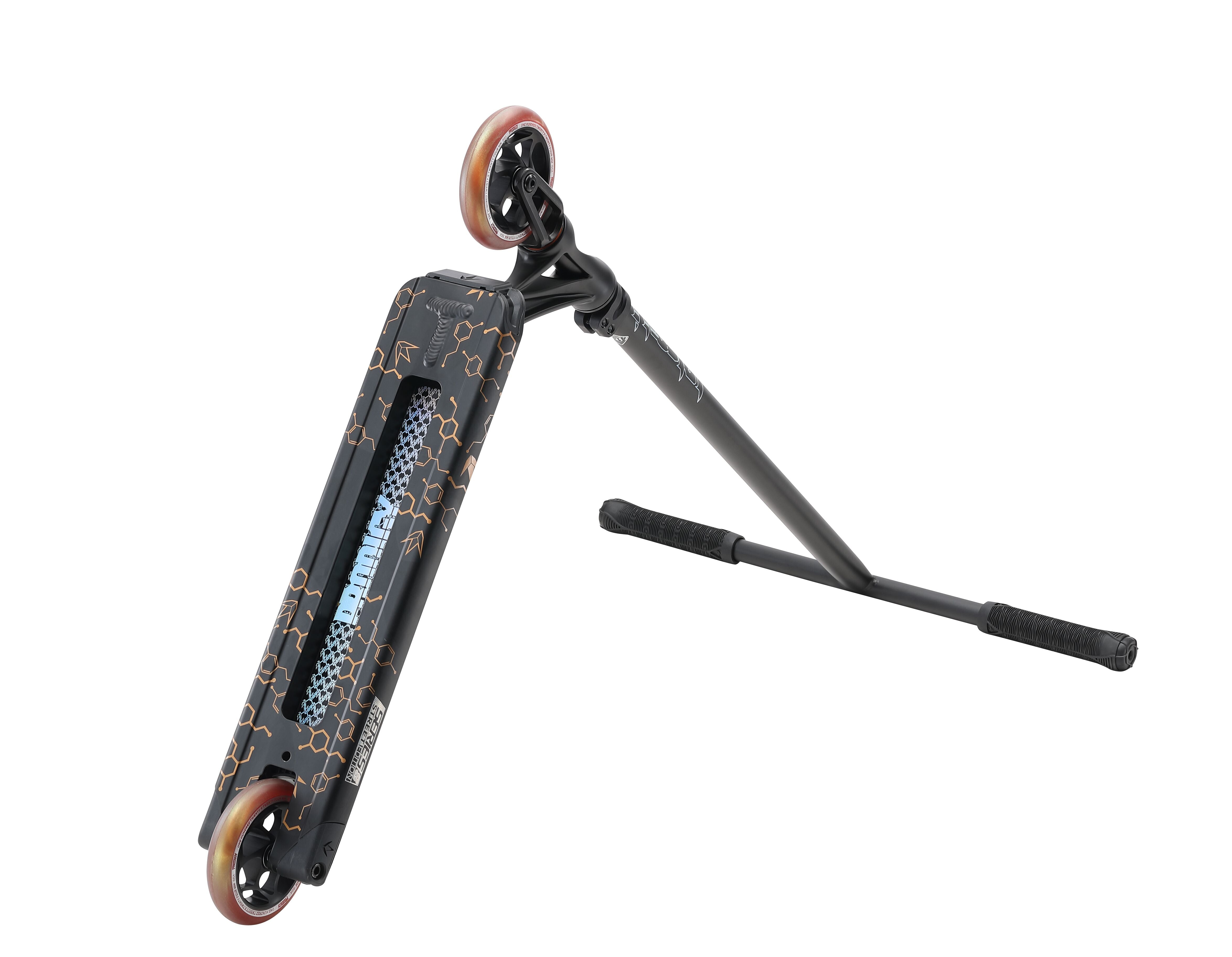 Envy Prodigy S8 Street Edition - Scooter Complete Black Gold Bottom View