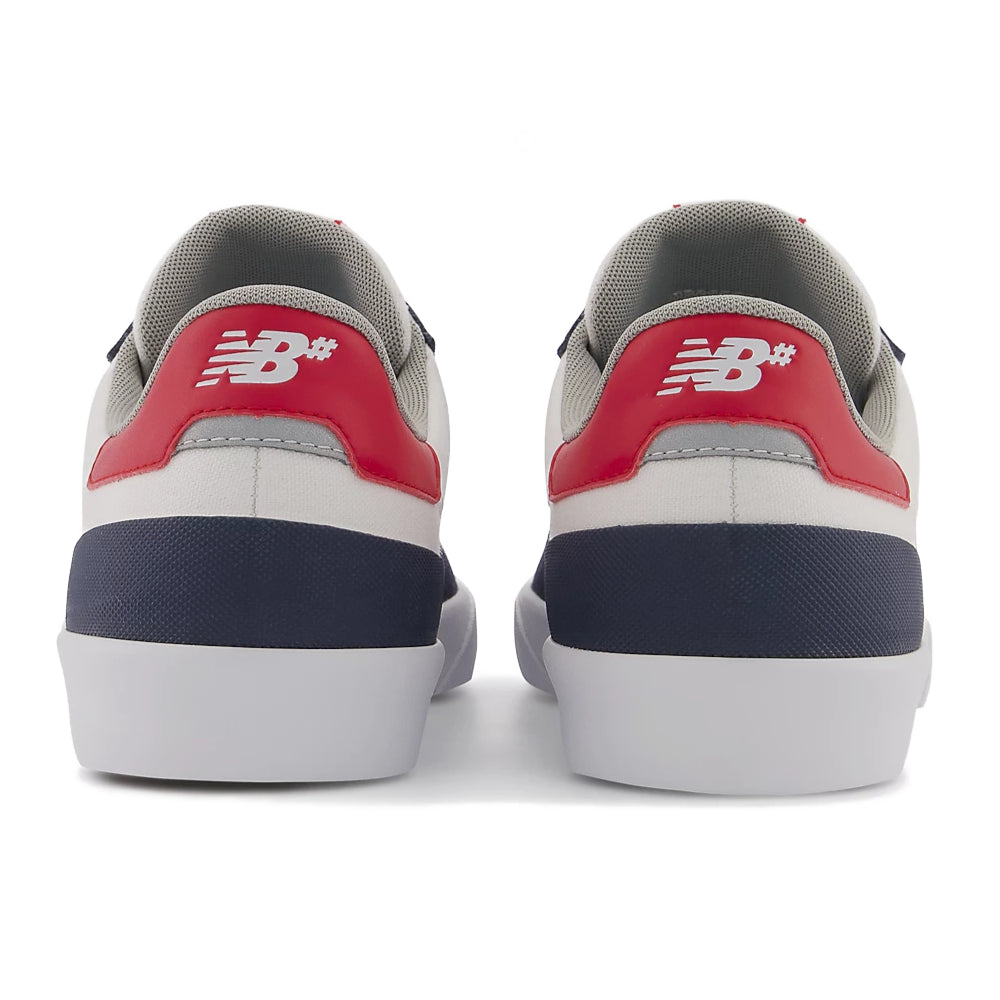 New Balance Numeric 272 White Navy Shoes Back Logo