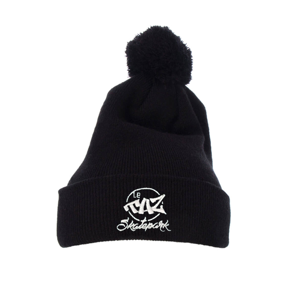 TAZ Pompom - Beenie Black
