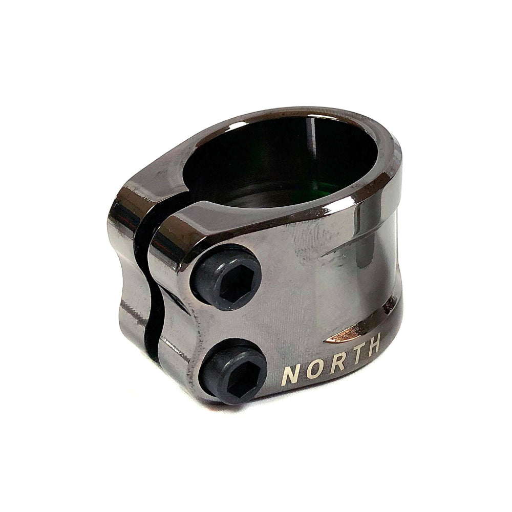 North Scooters Axe - Scooter Clamp Black Chrome Back