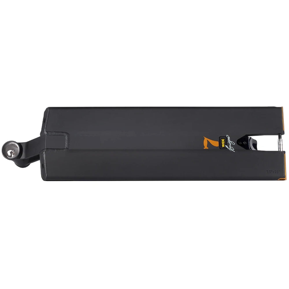 North Scooters Horizon XL Freestyle Scooter Deck 7in 7" Black Gold Bottom Design