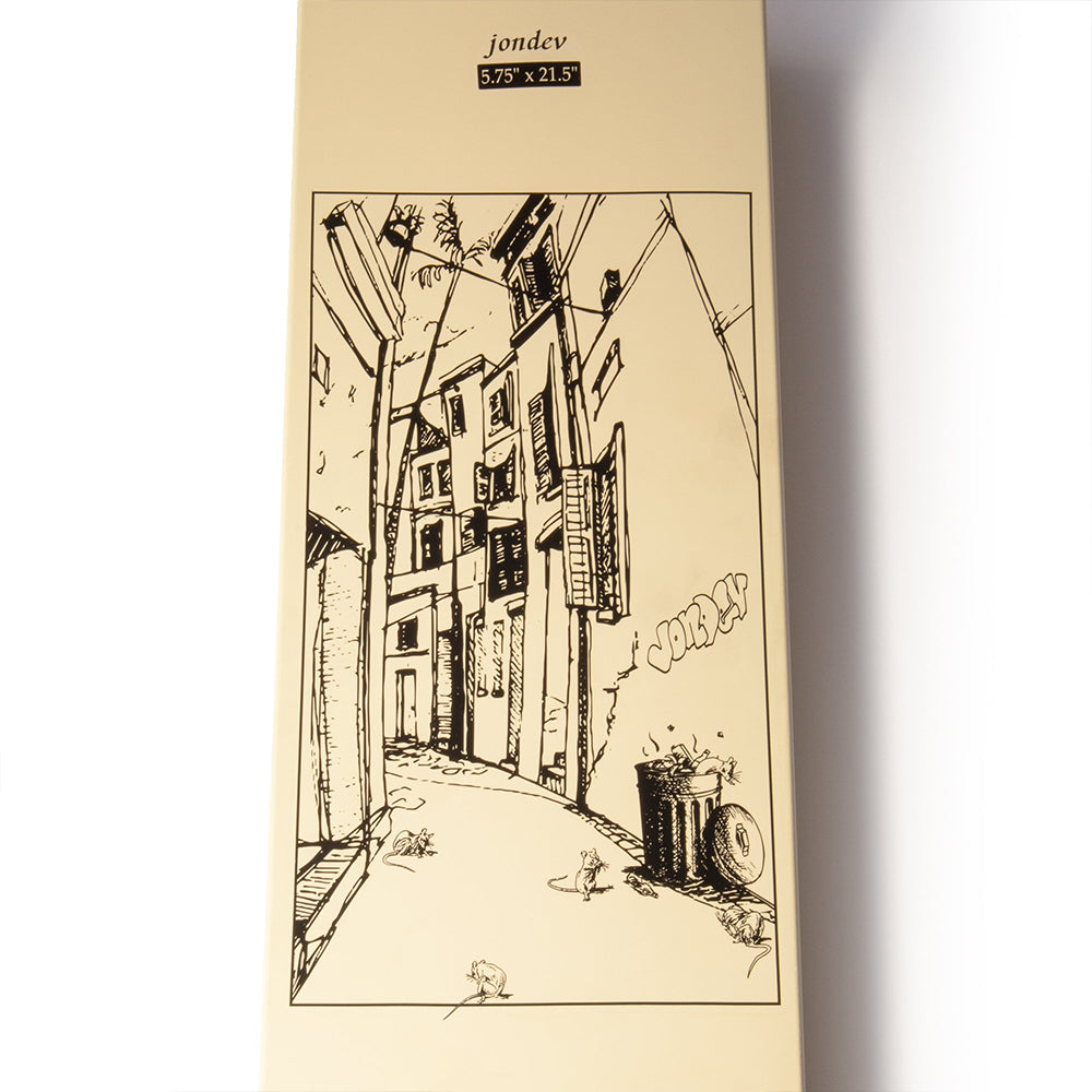 North Scooters Jon Dev Signature - Scooter Deck Design Graphic Town Drawing