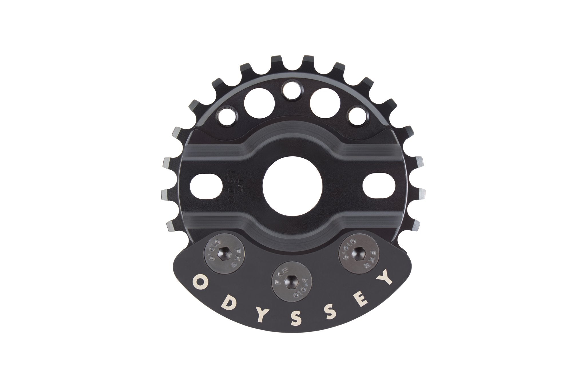 Odyssey Halfbash Black - BMX Sprocket With Bach Guard