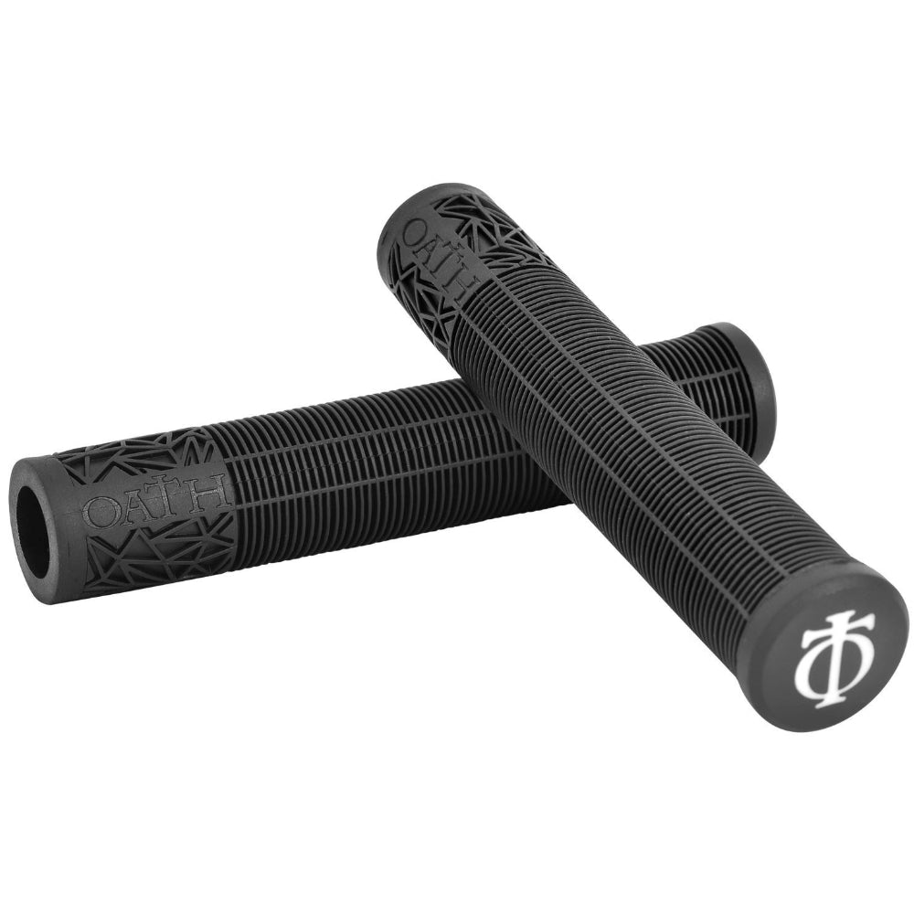 Oath Bermuda - Grips Black Crossed Bar Ends