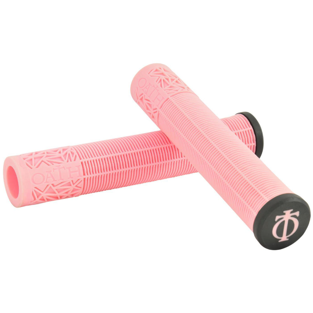 Oath Bermuda - Grips Pastel Pink Crossed Bar Ends