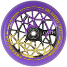 Oath Bermuda 120x26mm Tri-Color (PAIR) - Scooter Wheels Black Purple Yellow