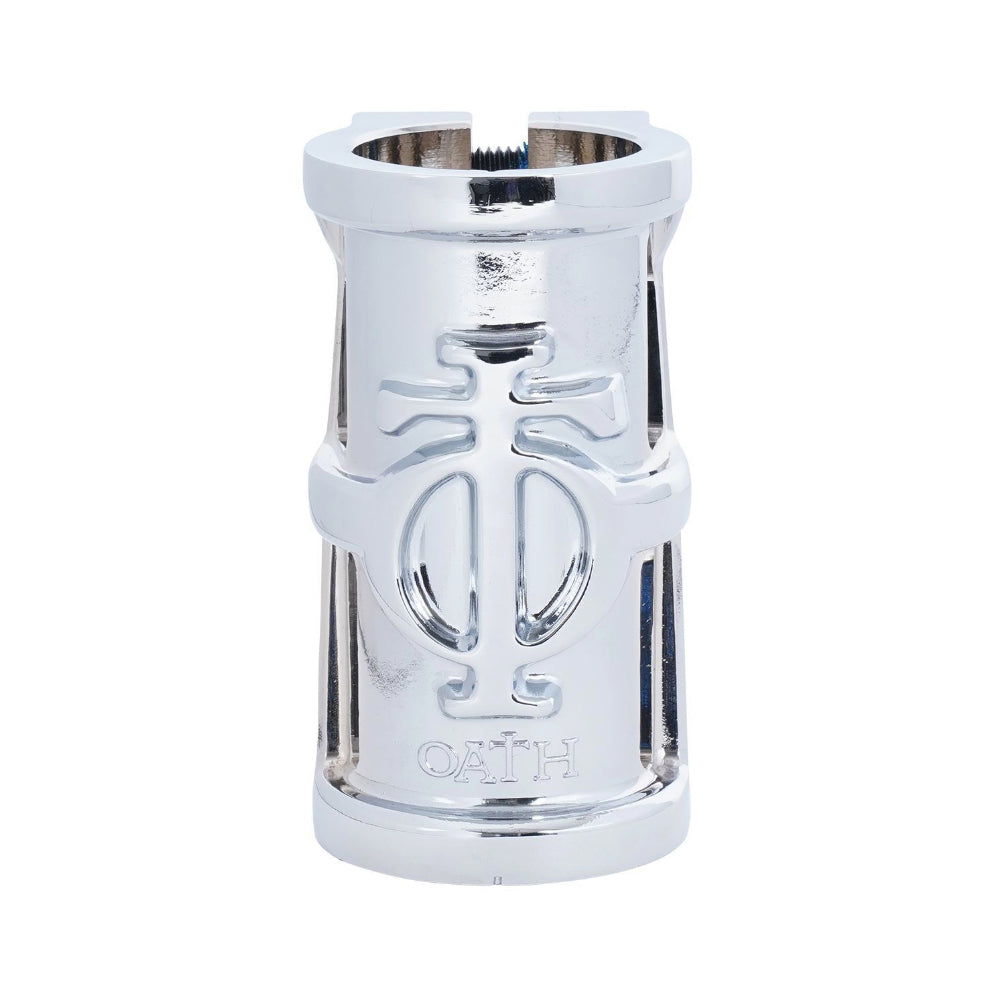Oath Cage SCS V2 - Scooter Clamp Neo Silver Front