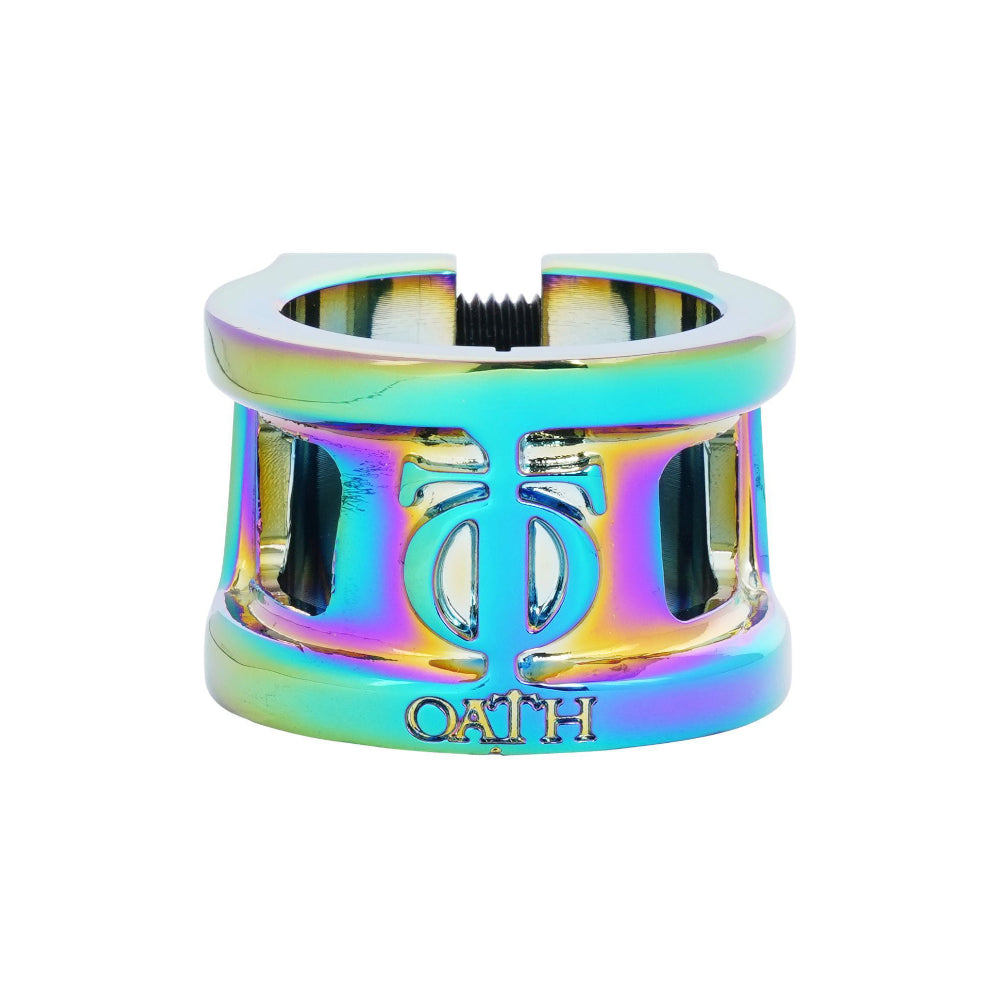 Oath Cage V2 Double - Scooter ClampNeo Chrome Front