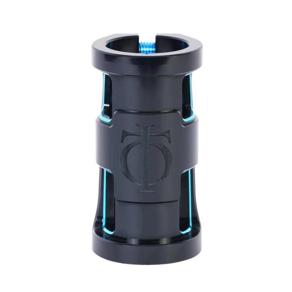 Oath Carcass SCS Light Scooter Clamp Black Blue Front Logo