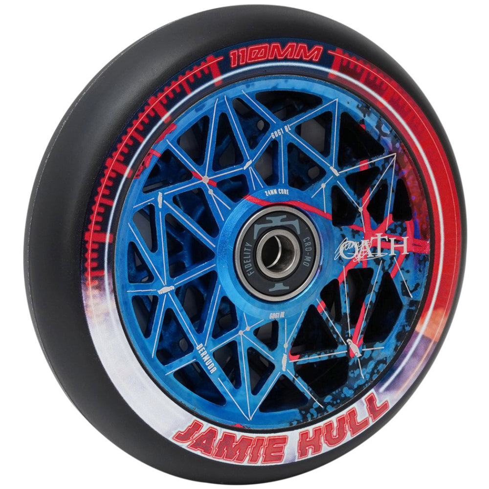 Oath Jamie Hull Signature 110mm Freestyle Scooter Wheels Angle