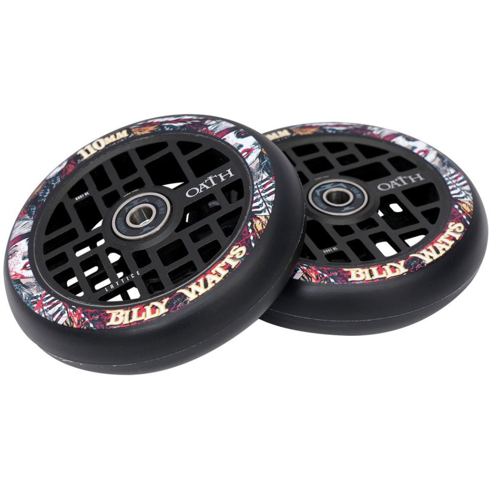 Oath Lattice Billy Watts Signature 110mm (PAIR) - Scooter Wheels Set