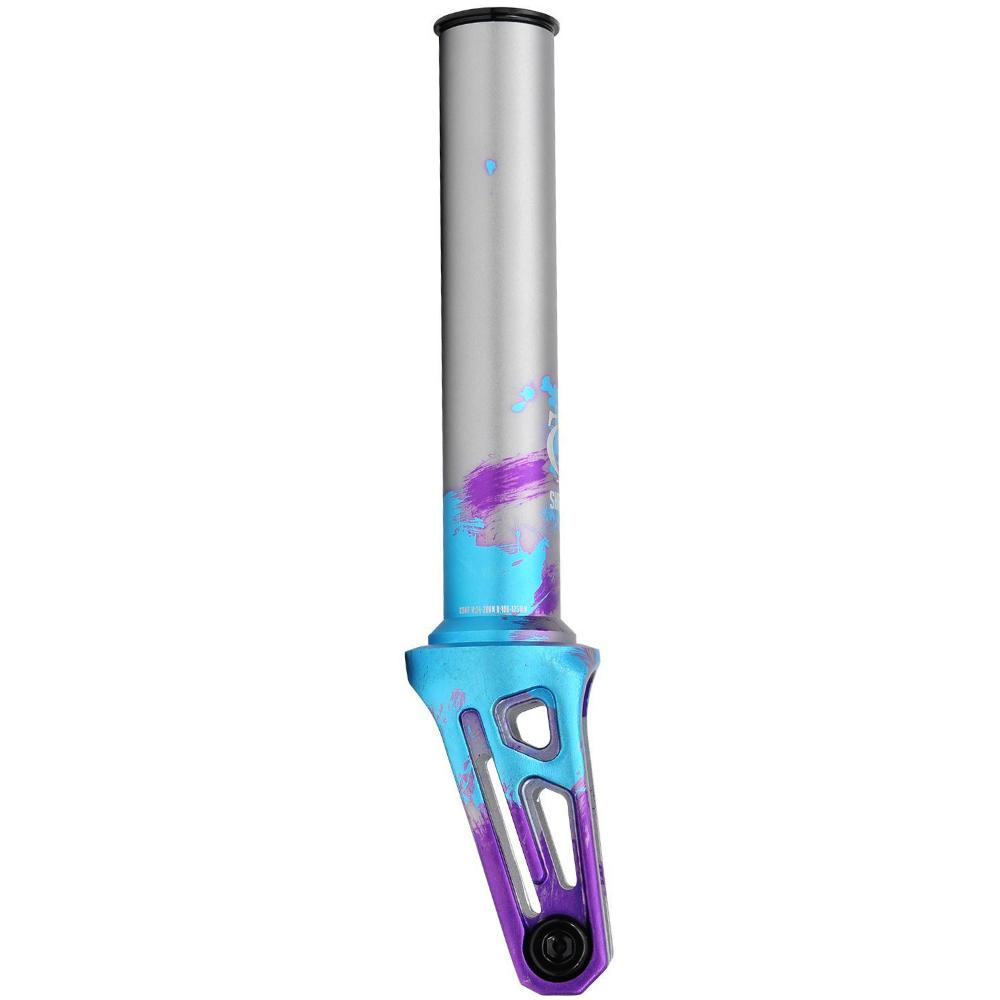 Oath Shadow HIC/SCS - Scooter Fork Blue Purple Titanium Side