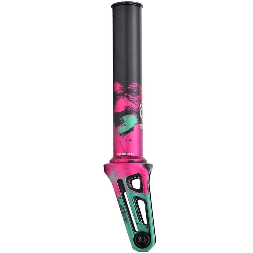Oath Shadow HIC/SCS - Scooter Fork Green Pink Black  Side