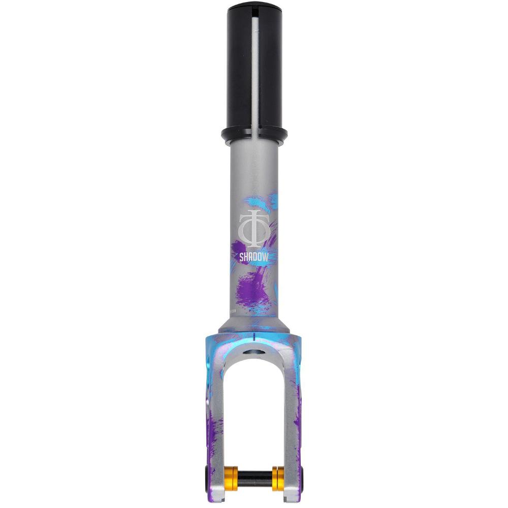 Oath Shadow IHC - Scooter Fork Blue Purple Titanium Front